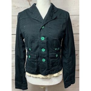 EUC Mandarine Blue With Teal Blazer Jacket